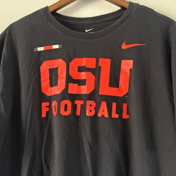 Nike Athletic Cut OSU College Oregon Football The Nike Tee Swoosh Logo XXL - Picture 4 of 6